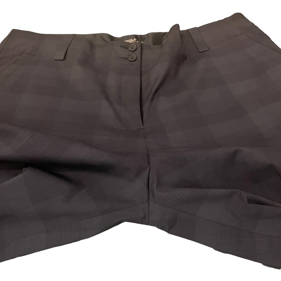 NIKE Golf Dri-Fit Stay Cool Black Grey Plaid Lightweight Straight Athletic Pants - Picture 6 of 12
